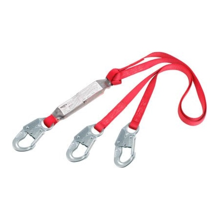 3M Dbi-Sala 3M Protecta PRO Shock Absorbing Lanyard, 6ft L, 130-310 Cap Lbs 1342001
